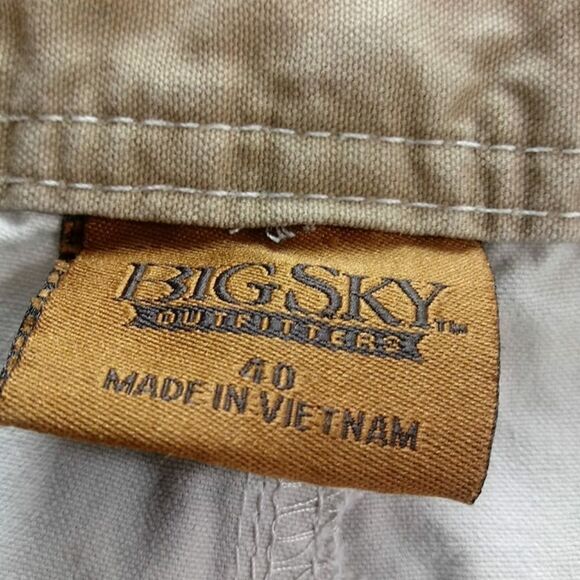 Big Sky Outfitters khaki cargo shorts - Picture 7 of 8